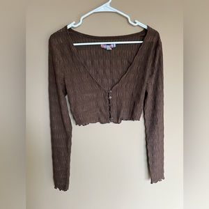 cropped long sleeve